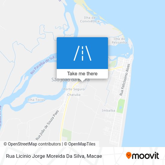 Rua Licinio Jorge Moreida Da Silva map