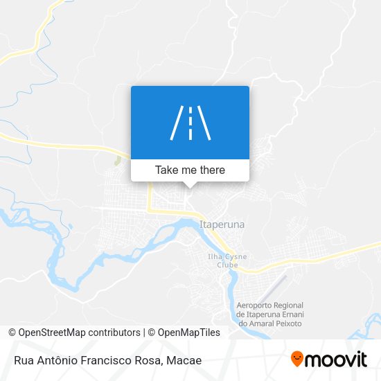 Rua Antônio Francisco Rosa map