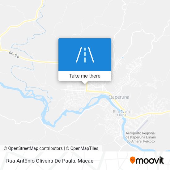 Rua Antônio Oliveira De Paula map