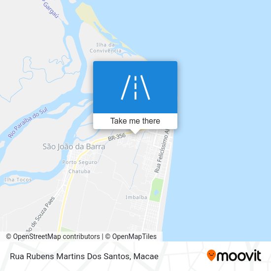 Rua Rubens Martins Dos Santos map