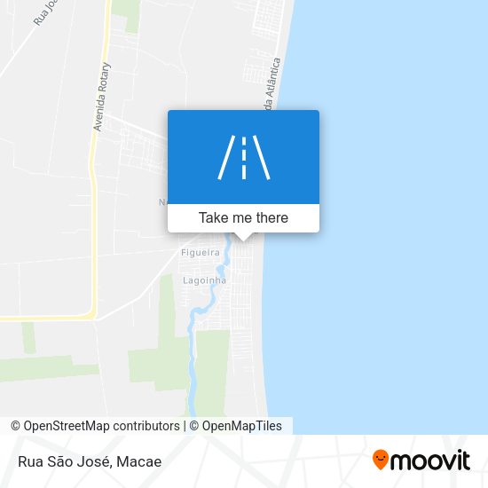 Rua São José map