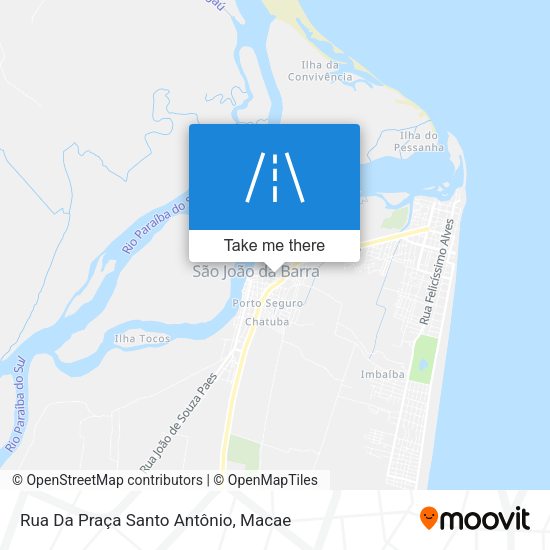 Rua Da Praça Santo Antônio map