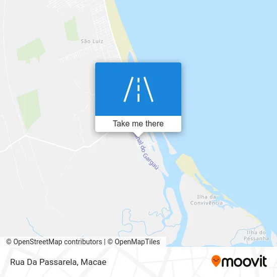 Rua Da Passarela map