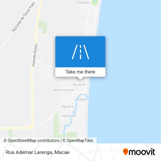 Rua Ademar Larenga map