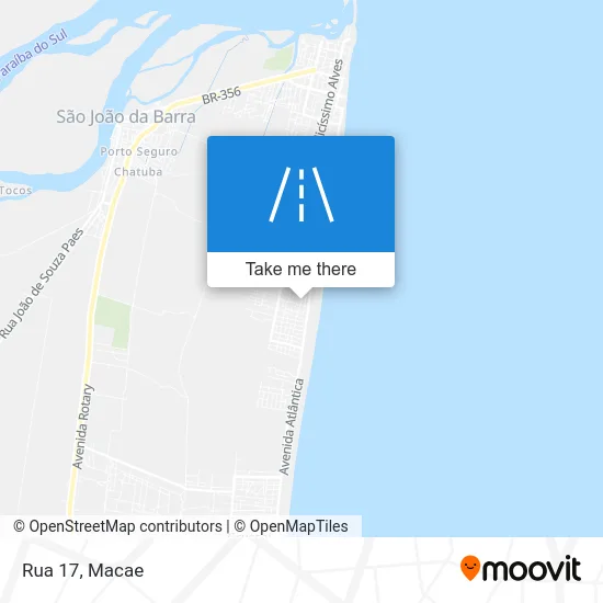 Rua 17 map