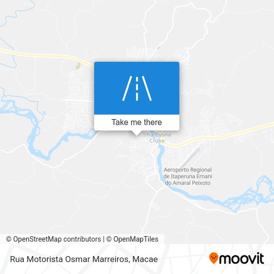 Rua Motorista Osmar Marreiros map