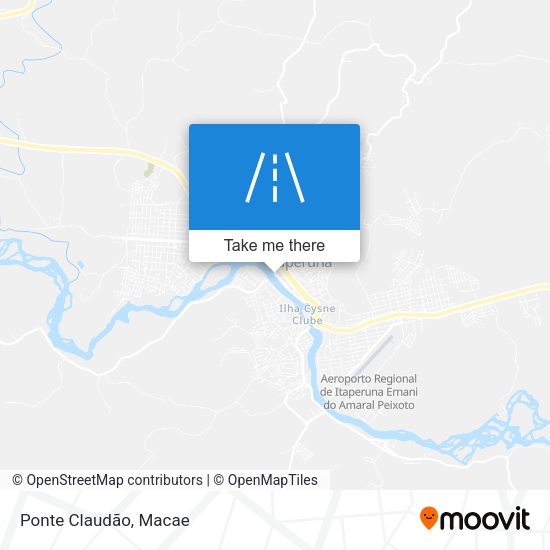 Ponte Claudão map