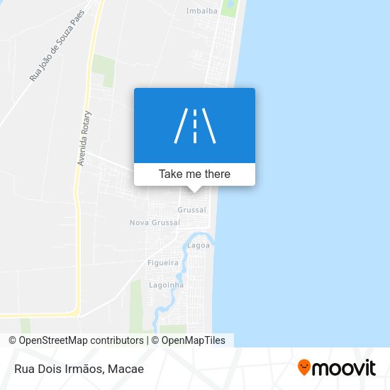 Rua Dois Irmãos map
