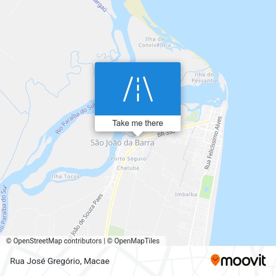 Rua José Gregório map