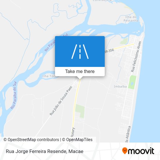 Rua Jorge Ferreira Resende map