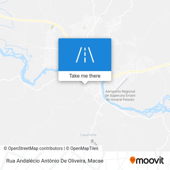 Rua Andalécio Antônio De Oliveira map