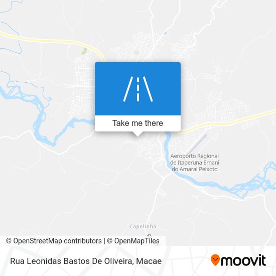Rua Leonidas Bastos De Oliveira map