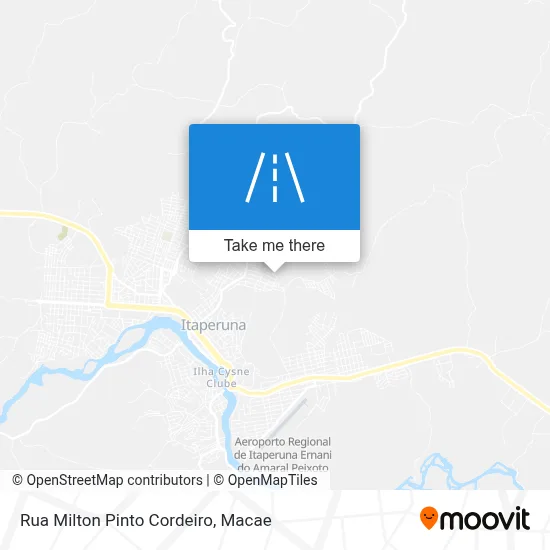 Rua Milton Pinto Cordeiro map