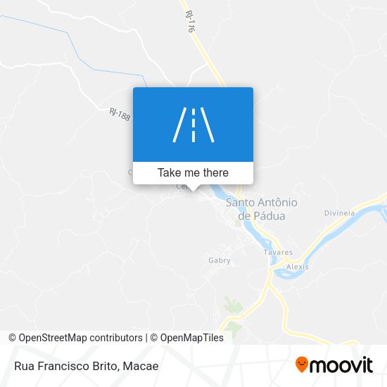 Rua Francisco Brito map