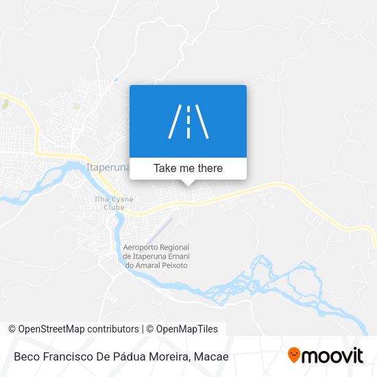 Beco Francisco De Pádua Moreira map