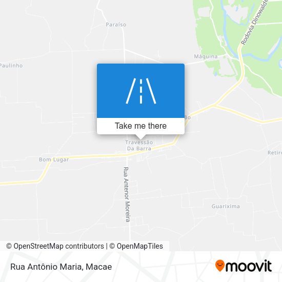 Rua Antônio Maria map