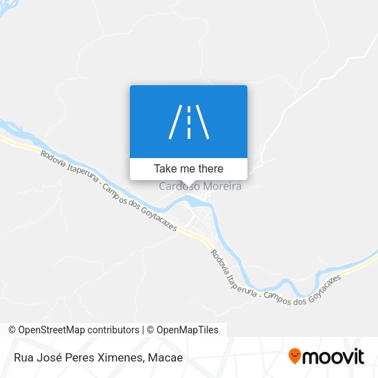 Rua José Peres Ximenes map