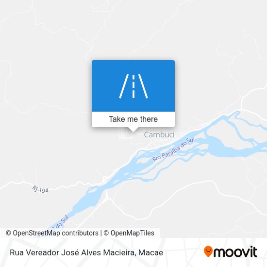 Rua Vereador José Alves Macieira map