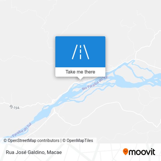 Rua José Galdino map