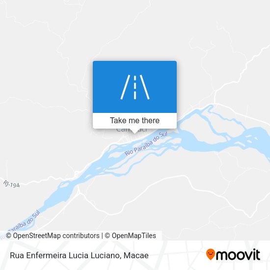 Rua Enfermeira Lucia Luciano map
