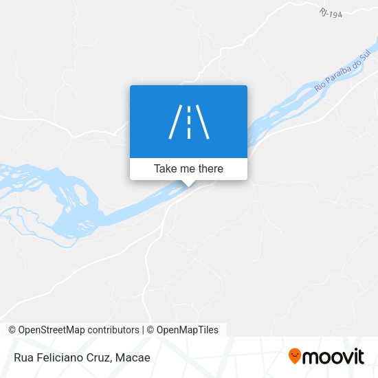Rua Feliciano Cruz map