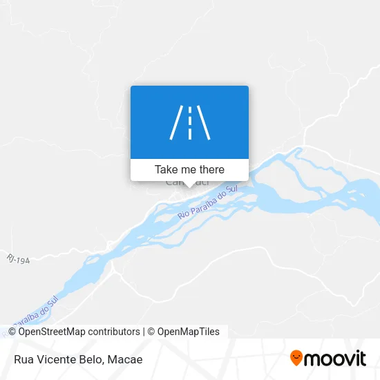 Rua Vicente Belo map