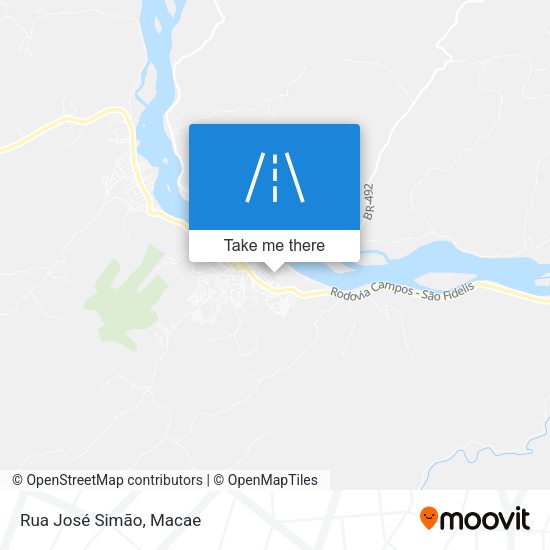 Rua José Simão map