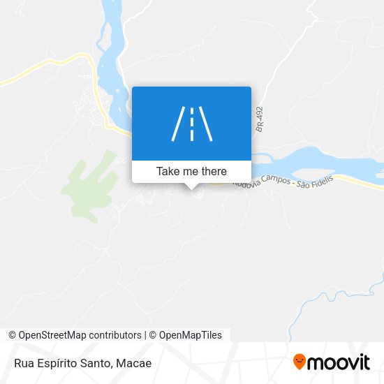 Rua Espírito Santo map