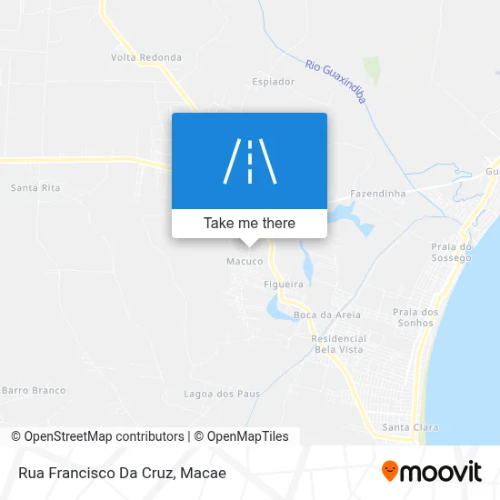 Rua Francisco Da Cruz map