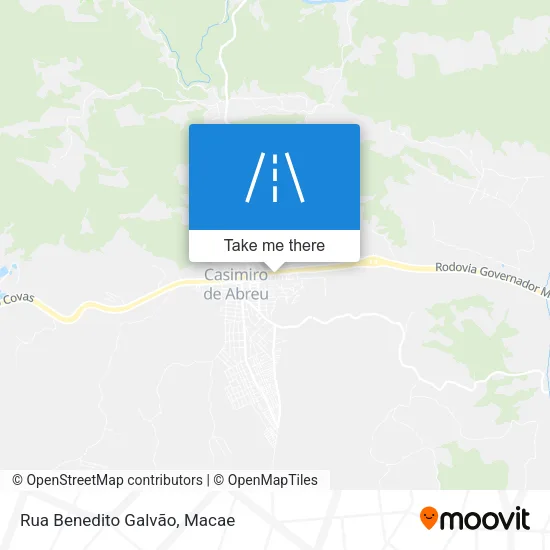 Rua Benedito Galvão map