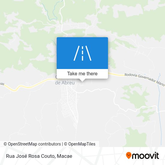 Rua José Rosa Couto map