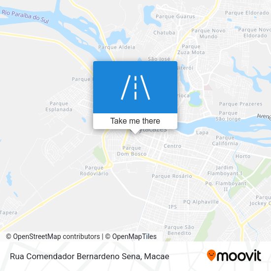 Rua Comendador Bernardeno Sena map