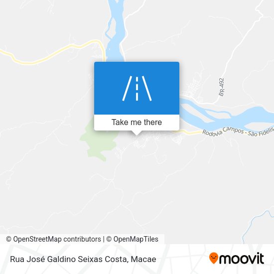 Rua José Galdino Seixas Costa map