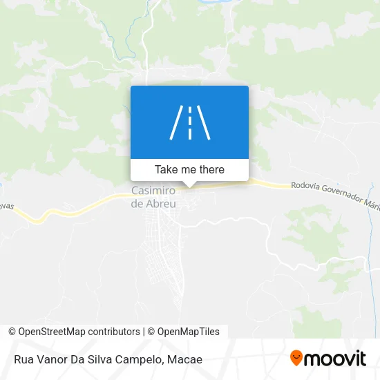 Rua Vanor Da Silva Campelo map