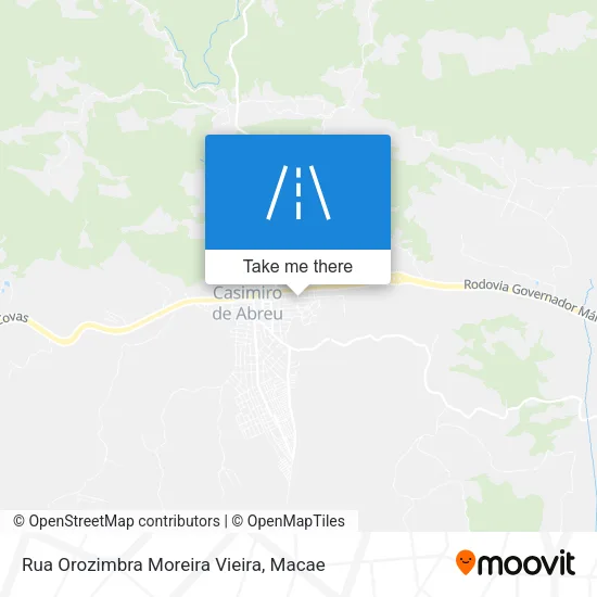 Rua Orozimbra Moreira Vieira map