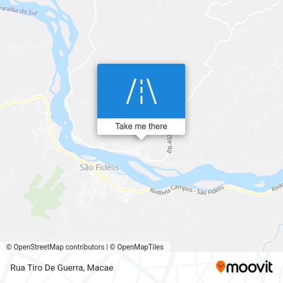 Rua Tiro De Guerra map