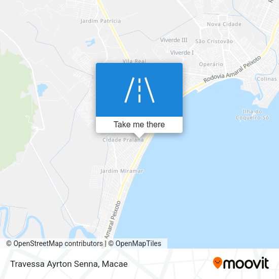 Travessa Ayrton Senna map