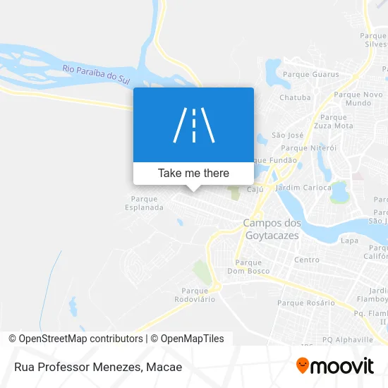 Rua Professor Menezes map