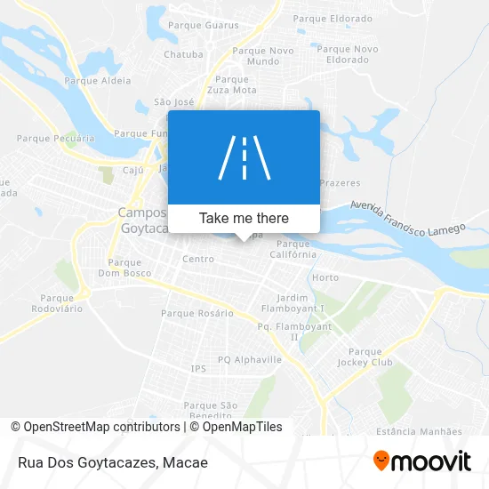 Rua Dos Goytacazes map
