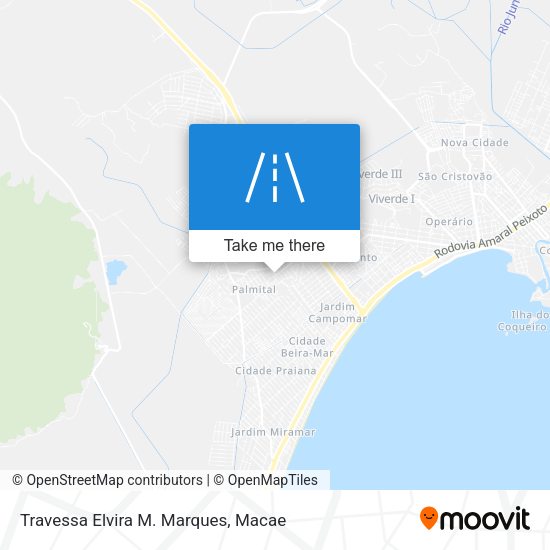Travessa Elvira M. Marques map