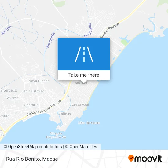 Rua Rio Bonito map