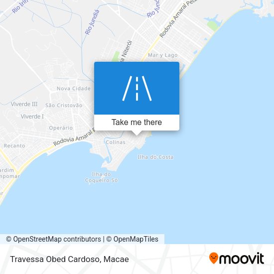 Travessa Obed Cardoso map