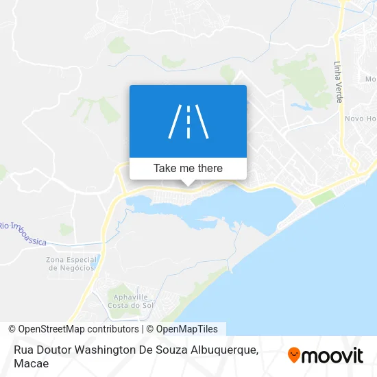 Rua Doutor Washington De Souza Albuquerque map