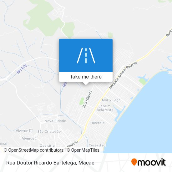 Rua Doutor Ricardo Bartelega map