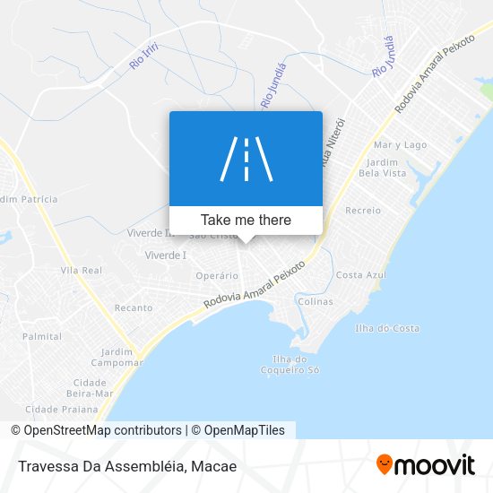 Travessa Da Assembléia map
