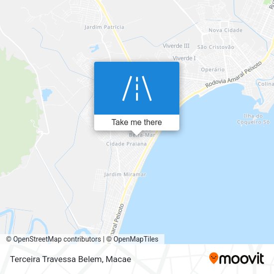Terceira Travessa Belem map