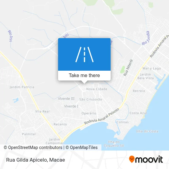 Rua Gilda Apicelo map