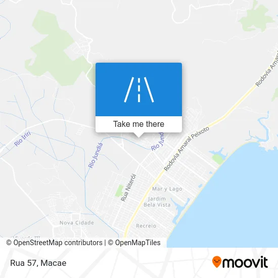 Rua 57 map