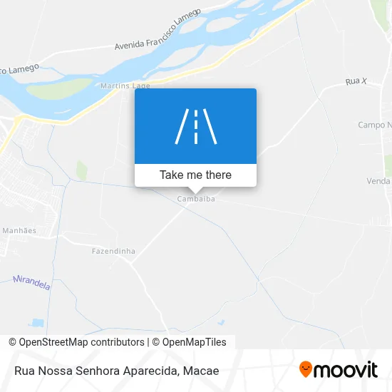 Rua Nossa Senhora Aparecida map