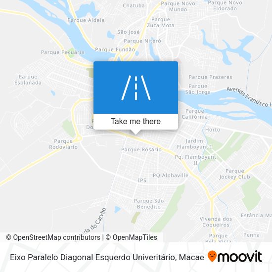 Eixo Paralelo Diagonal Esquerdo Univeritário map
